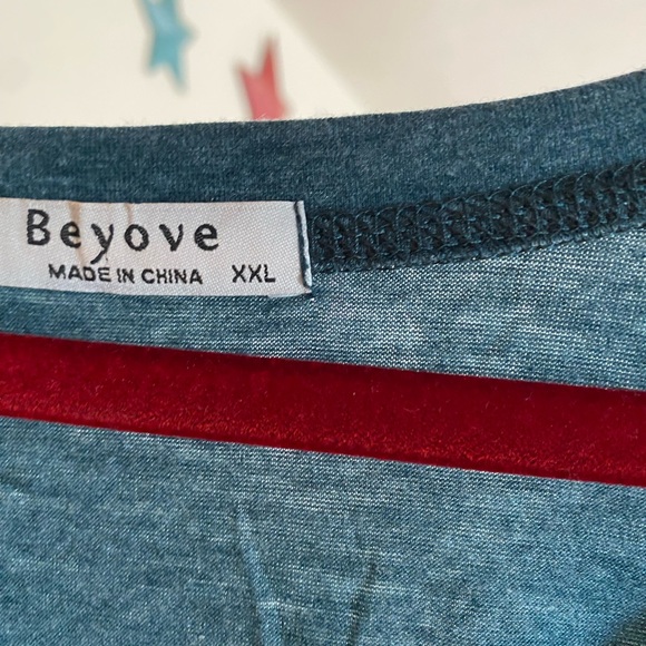 Teal Long sleeve blouse - Picture 4 of 6